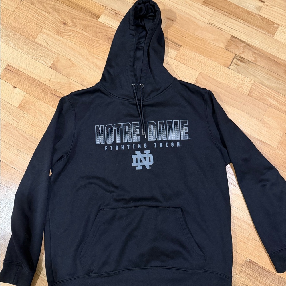 Notre Dame Fighting Irish Black Hooded Sweatshirt